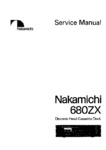 Nakamichi 680ZX • Manuel de service