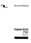 Nakamichi 730 • Manuel de service