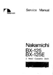 Nakamichi BX-125 • Manuel de service