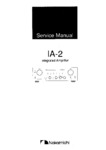 Nakamichi IA-2 • Manuel de service