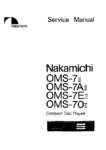 Nakamichi OMS-7 II et OMS-70 II • Manuel de service (2)
