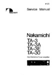 Nakamichi TA-3, TA-3A, TA-3E et TA-30 • Manuel de service