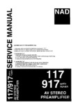 NAD 117 et 917 • Manuel de service