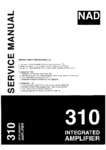 NAD 310 • Manuel de service