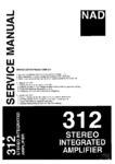 NAD 312 • Manuel de service
