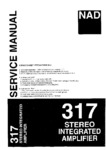 NAD 317 • Manuel de service