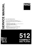 NAD 512 • Manuel de service