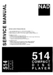 NAD 514 • Manuel de service