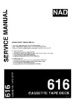 NAD 616 • Manuel de service