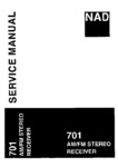NAD 701 • Manuel de service