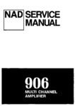 NAD 906 • Manuel de service