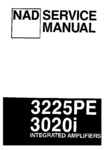 NAD 3020i et 3225PE • Manuel de service