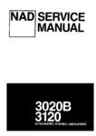 NAD 3020B et 3120 • Manuel de service