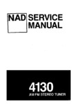 NAD 4130 • Manuel de service