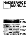 NAD 2150, 3150, 4150, 7150 • Manuel de service