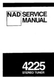 NAD 4225 • Manuel de service