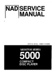 NAD 5000 • Manuel de service