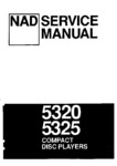 NAD 5320 et 5325 • Manuel de service