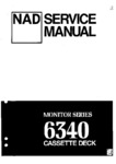 NAD 6340 • Manuel de service