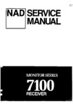 NAD 7100 • Manuel de service