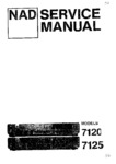 NAD 7120 et 7125 • Manuel de service
