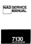 NAD 7130 • Manuel de service