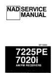 NAD 7020i et 7225PE • Manuel de service