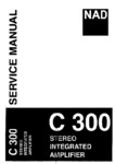 NAD C 300 • Manuel de service