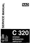NAD C 320 • Manuel de service