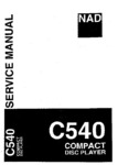 NAD C 540 • Manuel de service