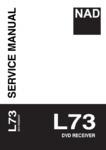 NAD L 73 • Manuel de service