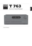 NAD T 763 • Mode d'emploi