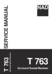 NAD T 763 • Manuel de service
