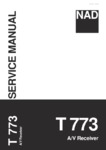 NAD T 773 • Manuel de service
