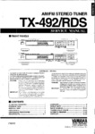 Yamaha TX-492 Service Manual