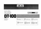 Akai DT-100 • Mode d'emploi (JPG)