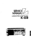Luxman K-03 • Manuel de service