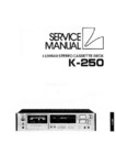 Luxman K-250 • Manuel de service