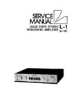 Luxman L-1A • Manuel de service