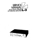 Luxman L-3 • Manuel de service