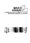 Luxman L-114A • Manuel de service
