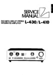 Luxman L-430 et L-410 • Manuel de service (2)