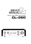 Luxman CL-360 • Manuel de service