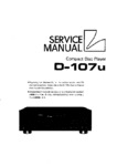 Luxman D-107U • Manuel de service