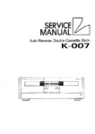 Luxman K-007 • Manuel de service