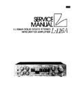 Luxman L-116A • Manuel de service