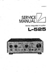 Luxman L-525 • Manuel de service