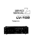 Luxman LV-102 • Manuel de service