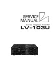 Luxman LV-103U • Manuel de service