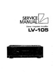 Luxman LV-105 • Manuel de service